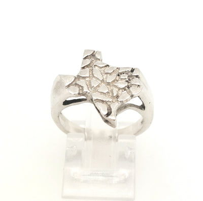 SS Lady's State of Texas Nugget Ring Size:7