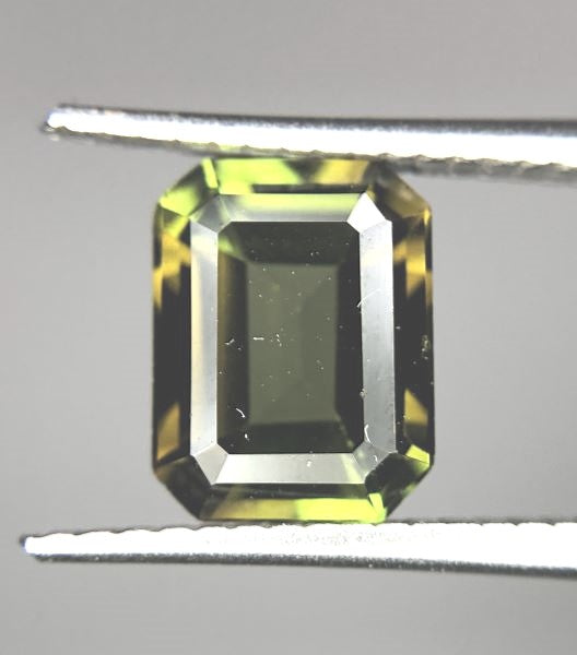 8x6mm Emerald Cut Green "AA" Tourmaline